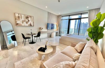 Panoramic Burj & Canal View | High Floor